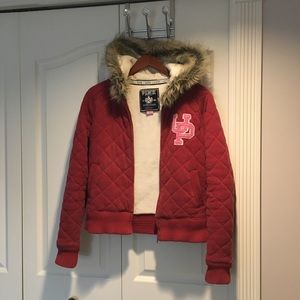 PINK by Victoria’s Secret red winter jacket XS